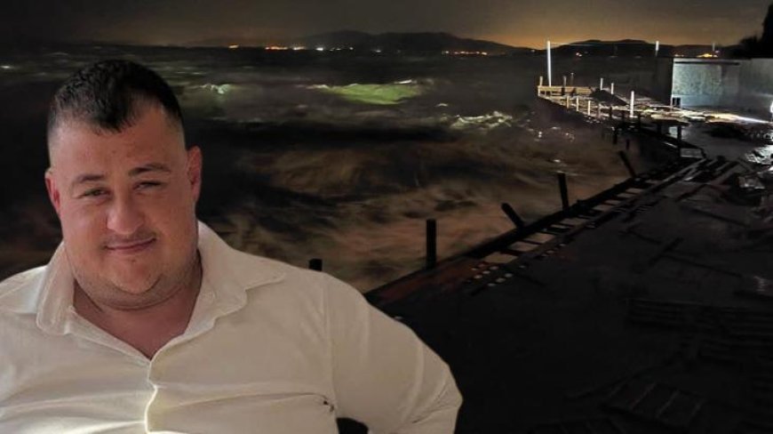 İskelede can pazarı! Dev dalgalar işçileri yuttu: 1 ölü, 2 yaralı