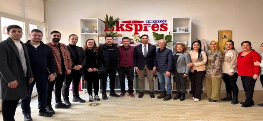 CHP ÇERKEZKÖY İLÇE BAŞKANI SEDAT ÇOLAK’TAN ÇERKEZKÖY EKSPRES’E 10 OCAK ZİYARETİ