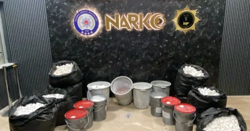 İstanbul’da 591 bin 250 adet sentetik ecza hapı ele geçirildi