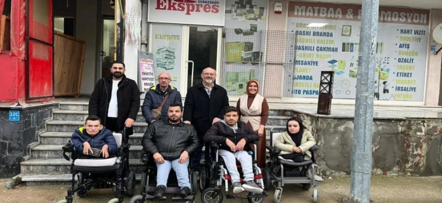 KAPAKLI SAKATLAR DERNEĞİ BAŞKANI CENGİZ ÇİL’DEN ÇERKEZKÖY EKSPRES’E 10 OCAK ZİYARETİ