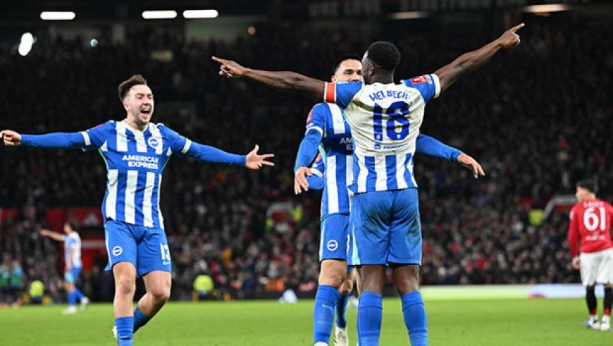 Manchester United'a FA Cup'ta Brighton şoku! Ferdi Kadıoğlu...