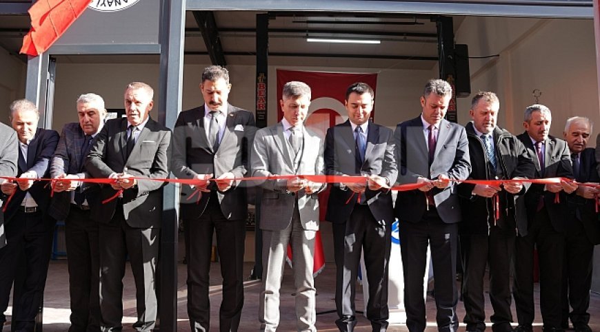 Başkan Sarıkurt, Mavi Yaka Mesleki Eğitim Merkezi Açılışına Katıldı