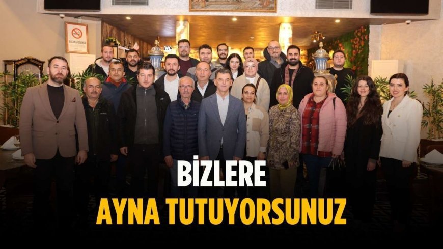 “Bizlere ayna tutuyorsunuz”