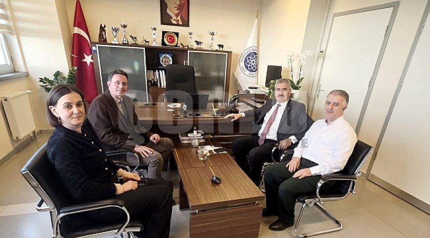 Tekirdağ Namık Kemal Üniversitesi Rektörü  Şahin’den Veteriner Fakültesi Dekanı  Bulut’a Ziyaret