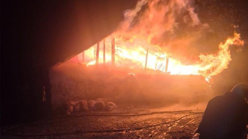 Yer: Adana! Sobadan çıkan yangın, evi küle çevirdi