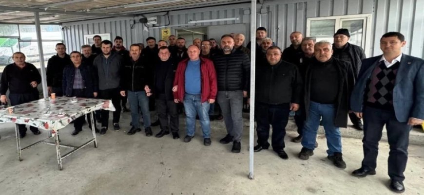 AS, MOTORLU TAŞIYICILAR KOOPERATİFİ ESNAFINI ZİYARET ETTİ