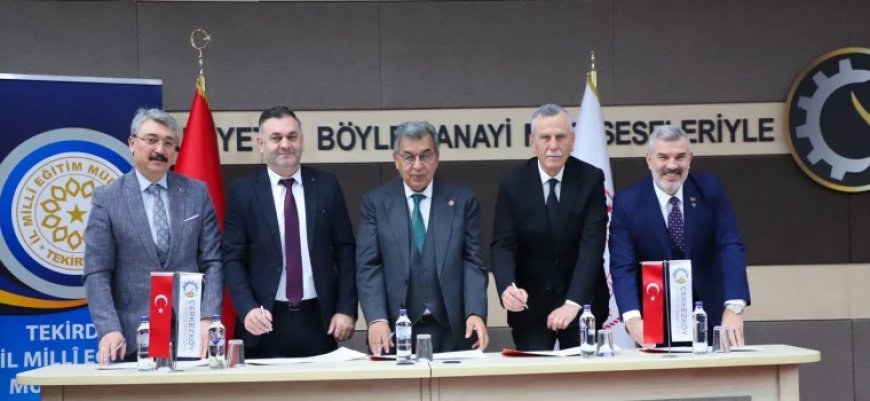 MESLEK LİSELERİ İLE İŞ DÜNYASI ARASINDA YENİ BİR DÖNEM: HAMİLİK PROJESİ PROTOKOLÜ İMZALANDI