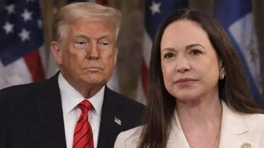 Venezuelalı muhalif lider Machado, Nobel Barış Ödülü'nü Trump'a sunduğunu açıkladı