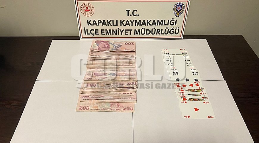 Tekirdağ’da kumar operasyonu: 81 bin lira ceza