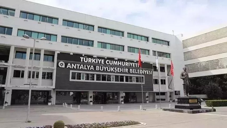 Antalya Büyükşehir Belediyesine operasyon: 5 şüpheli tutuklandı
