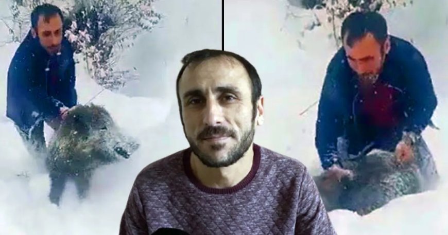 Eliyle domuz yakalayan adama kesilen ceza iptal edildi