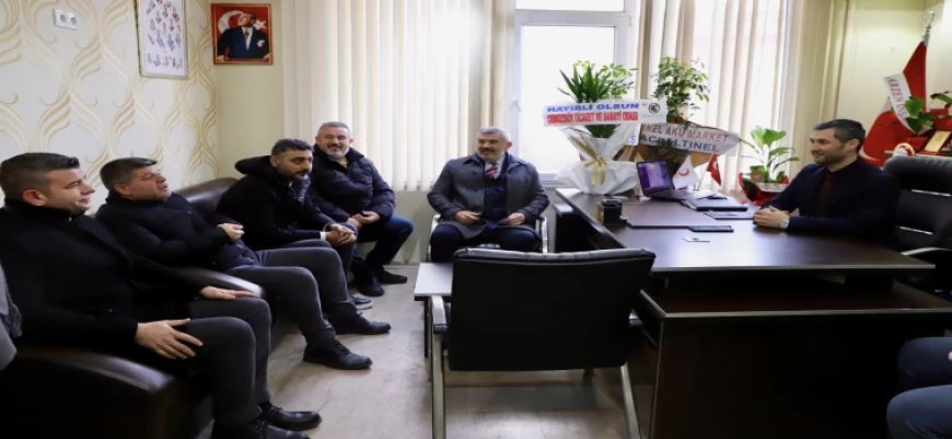 ÇERKEZKÖY TSO’DAN KIZILAY’A HAYIRLI OLSUN ZİYARETİ