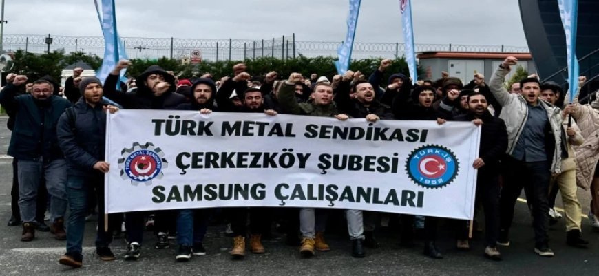 TÜRK METAL İŞÇİLERİ: “YILMAK YOK, HAKKIMIZI ALANA KADAR EYLEME DEVAM”