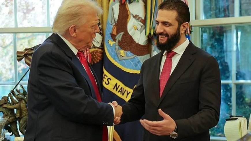 ABD Başkanı Donald Trump, Suriye Cumhurbaşkanı Ahmed Şara ile görüştü
