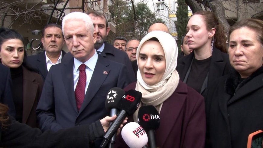 Atlas Çağlayan'ın ailesine taziye ziyareti: Aile Bakanı Göktaş: 'Ailenin acısını çok derinden paylaşıyoruz'