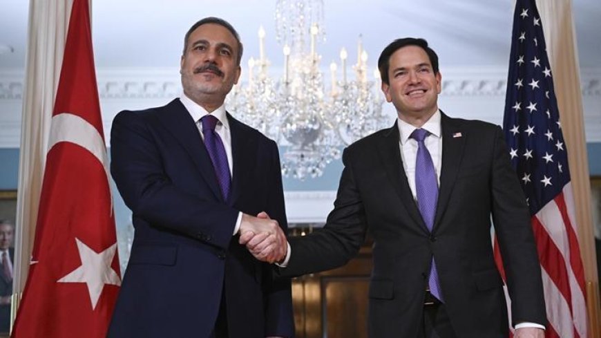 Dışişleri Bakanı Hakan Fidan ABD'li mevkidaşı Rubio ile görüştü