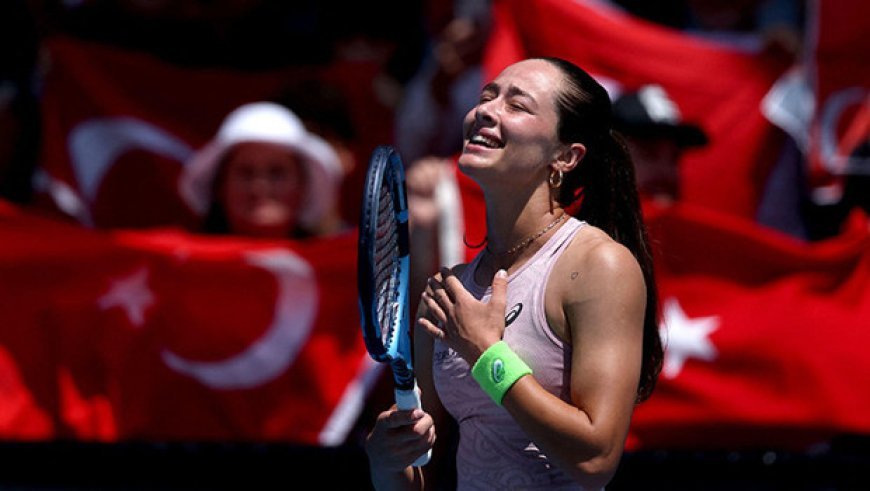 Zeynep Sönmez tarih yazmaya devam ediyor! Avustralya Açık'ta yeni rekor