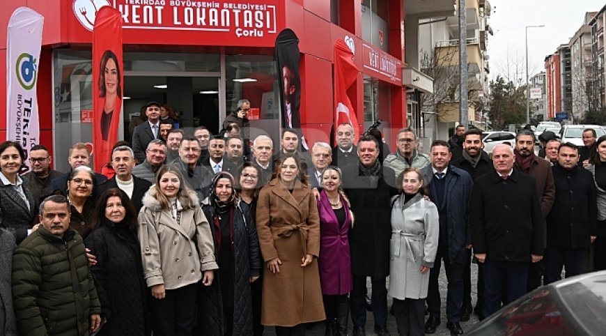 CANDAN BAŞKAN’DAN ÇORLU’DA RAYLI SİSTEM MÜJDESİ