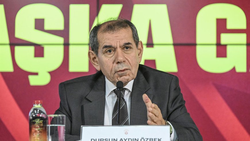 Galatasaray Başkanı Dursun Özbek'ten Okan Buruk ve transfer açıklaması!