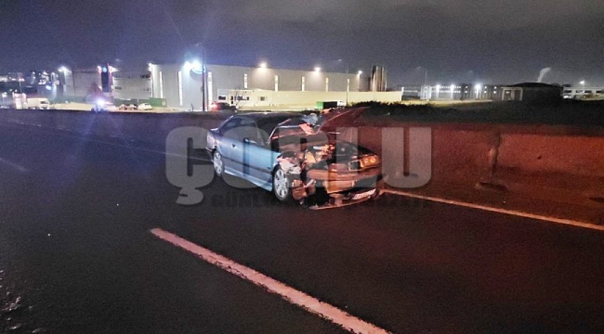 Çerkezköy çevre yolunda kaza: 3 yaralı