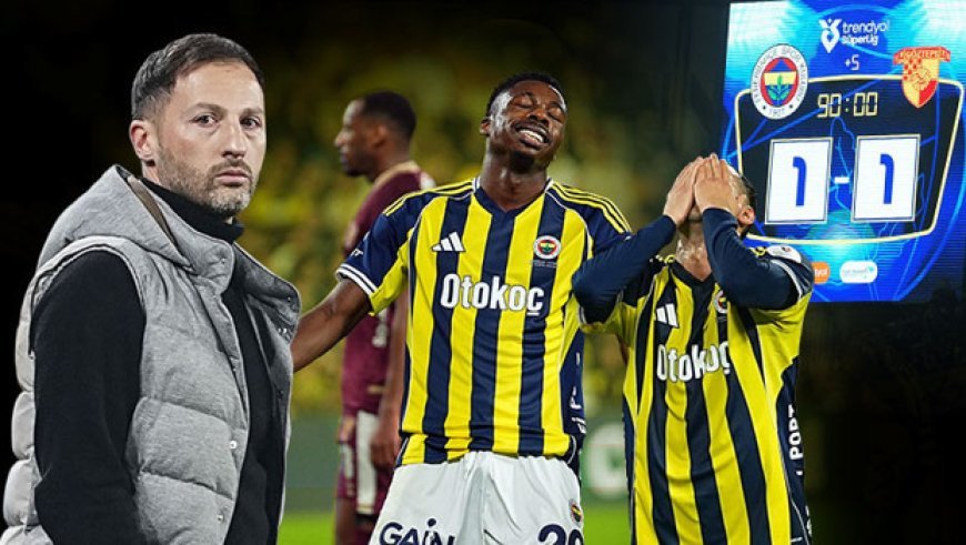 Fenerbahçe'nin serisi son buldu: 23 yıl sonra tarih tekerrür etti!