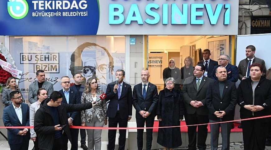 UĞUR MUMCU BASINEVİ AÇILDI