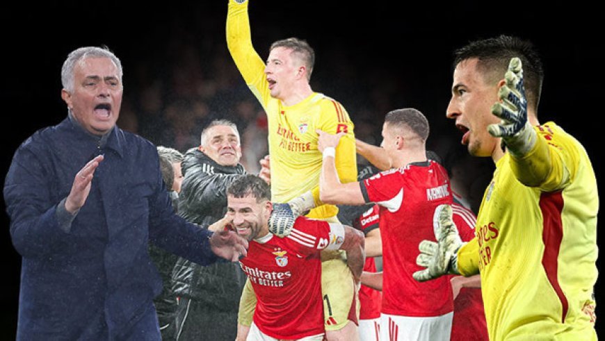 Arda Güler'li Real Madrid karşısında Benfica'dan tarihi galibiyet: Kaleci Trubin 90+8'de attı, Mourinho çıldırdı!