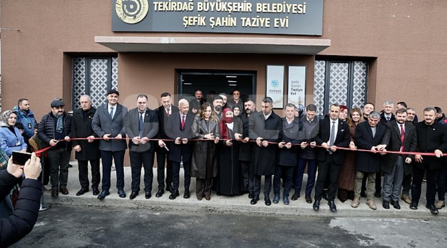 KAPAKLI’DA DAYANIŞMANIN ADRESİ ŞEFİK ŞAHİN TAZİYE EVİ AÇILDI