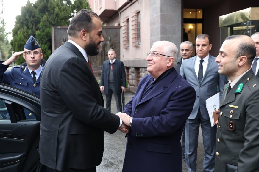 Milli Savunma Bakanı Güler, Libya Savunma Bakan Vekili Tümgeneral Zubi'yi ağırladı