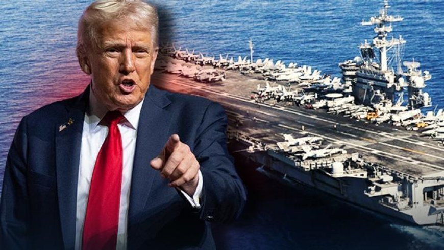Trump'tan İran'a yeni tehdit! 'Büyük bir donanma gidiyor'