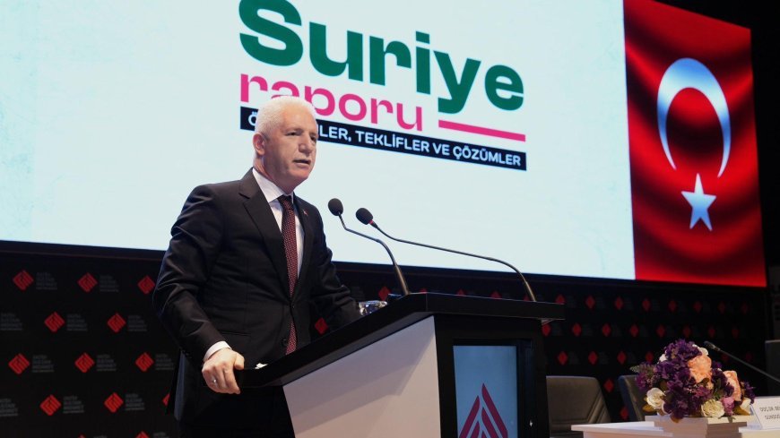 'Suriye Raporu: Öngörüler, Teklifler ve Çözümler' başlıklı rapor kamuoyuyla paylaşıldı