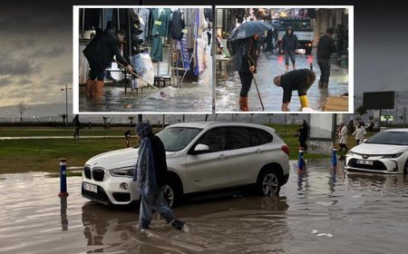 Sağanak İzmir’de hayatı felç etti! Vatandaş isyanda: Altyapı da, çalışma da yok