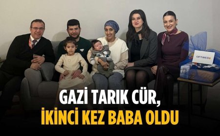 Gazi Tarık Cür, ikinci kez baba oldu