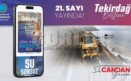 TEKİRDAĞ BÜLTENİ 2026 YILININ İLK SAYISIYLA YAYINDA