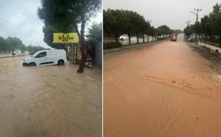 İzmir yine sele teslim! Yollar göle döndü, hayat durma noktasına geldi