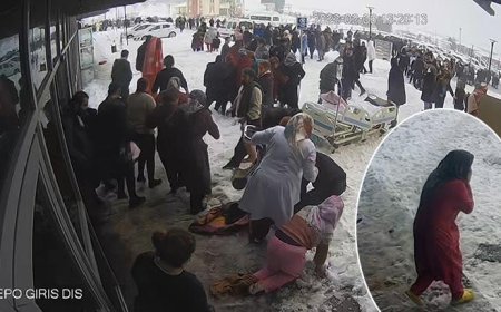 Deprem felaketinden yeni görüntü! Korku ve can pazarı kamerada