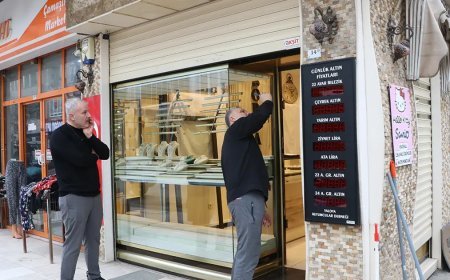 Kuyumcuda film gibi soygun! Kopya kumandayla 1,5 kilogram altın çaldılar