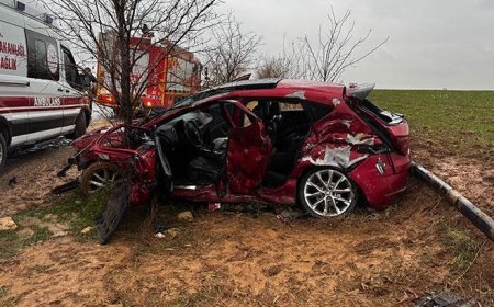 Mardin'de TIR ile otomobil çarpıştı! 2 ölü 3 yaralı