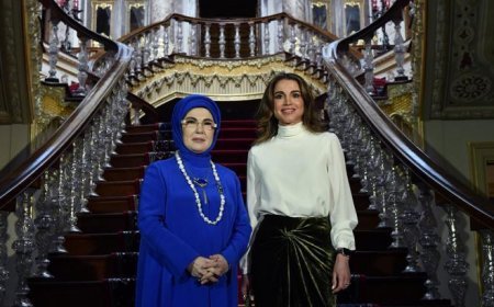 Emine Erdoğan, Ürdün Kraliçesi Rania ile bir araya geldi
