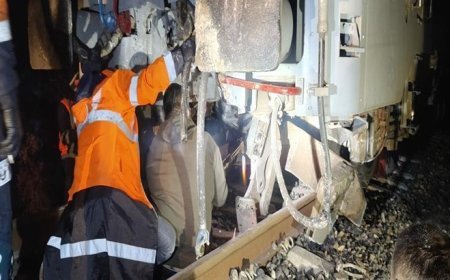 Balıkesir'de facianın eşiğinden dönüldü! Yolcu treni raydan çıktı