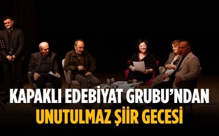 Kapaklı Edebiyat Grubu’ndan unutulmaz şiir gecesi