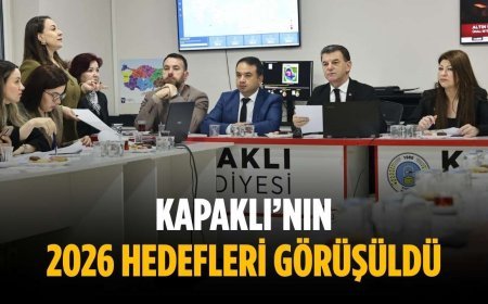 Kapaklı’nın 2026 hedefleri görüşüldü