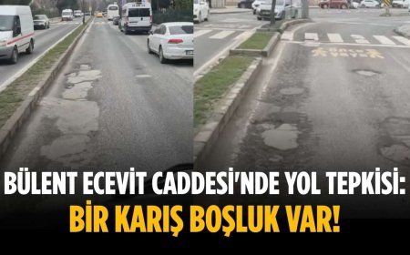 Bülent Ecevit Caddesi'nde yol tepkisi: Bir karış boşluk var!