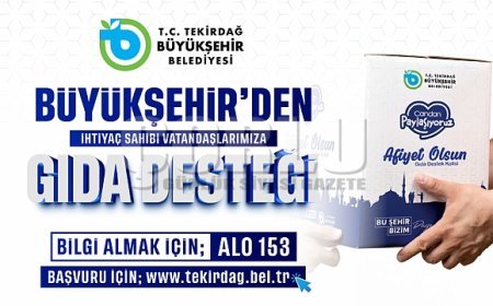 RAMAZAN AYI ÖNCESİNDE SOFRALAR DAYANIŞMAYLA BÜYÜYOR