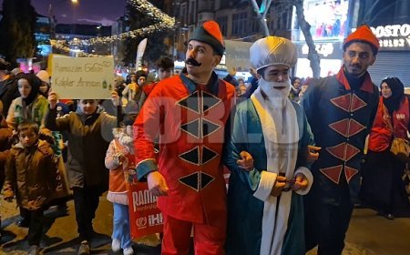 Tekirdağ'da 'Hoşgeldin Ramazan' yürüyüşü