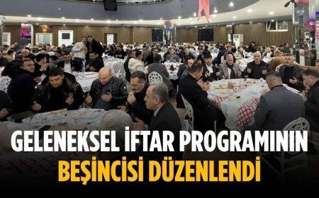 Geleneksel iftar programının beşincisi düzenlendi