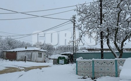 Tekirdağ’ın yüksek kesimleri karla kaplandı