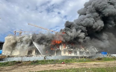 İstanbul'da işçi konteynerinde yangın