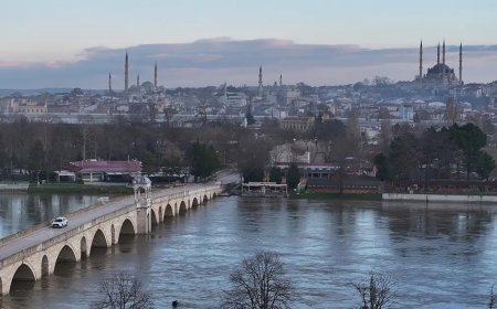 Edirne'de kırmızı alarm sonrası normale dönüş. Tehlike seviyesi turuncuya düşürüldü