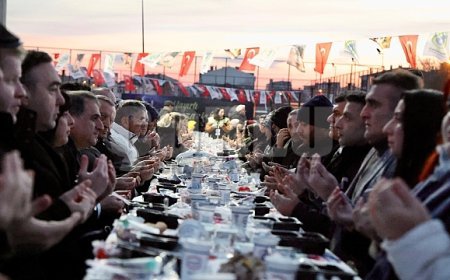 BÜYÜKŞEHİR’İN İLÇE İFTAR BULUŞMALARI ERGENE’DE BAŞLADI